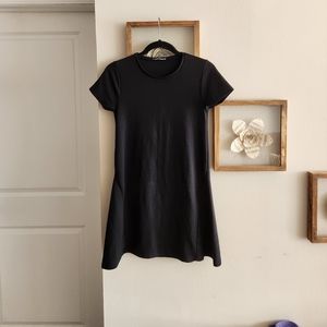 Zara Basic black shirt dress